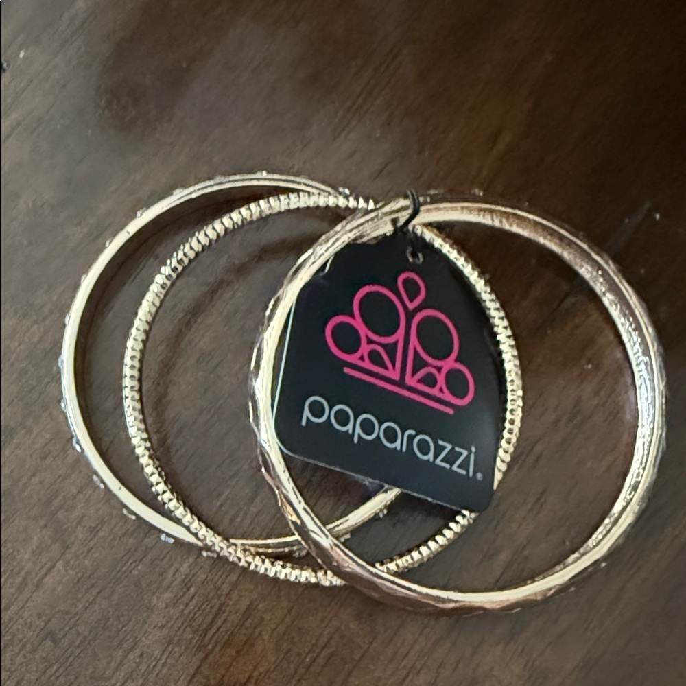 Paparazzi Elegant Gold Bracelet Trio